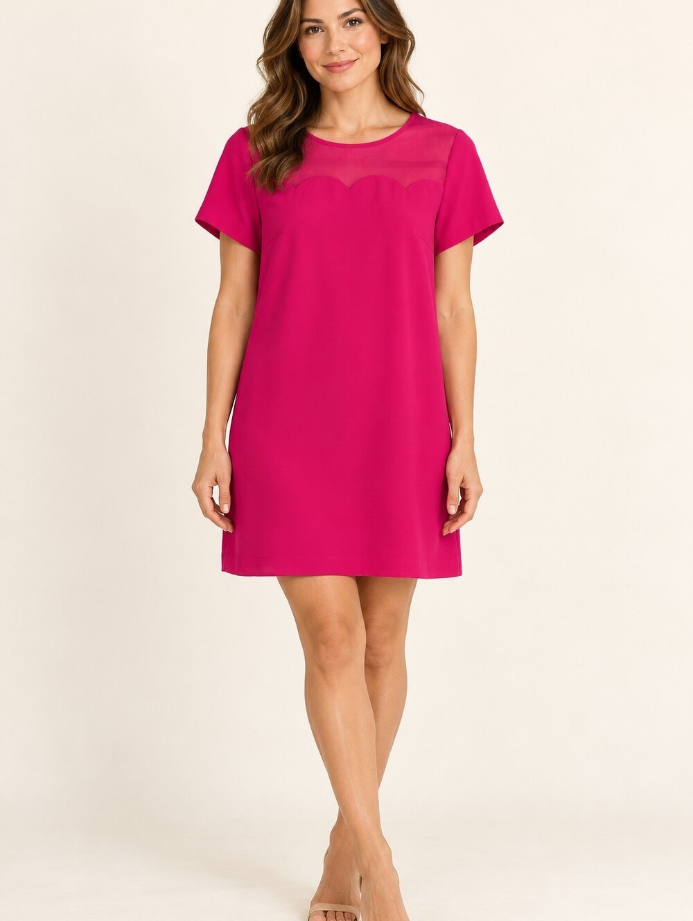 Ann Taylor Pink Shift Dress
